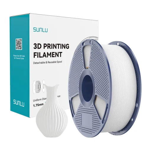 Sunlu PLA Classic biely filament 1,75 mm 1 kg - 1