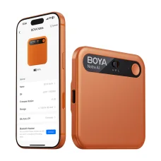 BOYA Notra diktafón s AI prepisom - oranžový