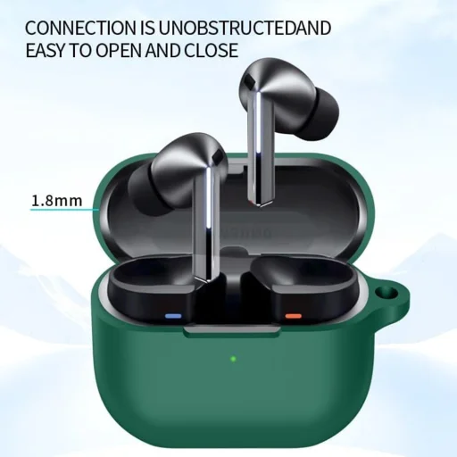  AirPods Pro 3 Zöld Techsuit Szilikon tok, Sima ultravékony anyag - 3