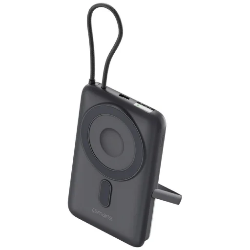 4smarts Enterprise Pocket vezeték nélküli powerbank 10000mAh 22.5W, Qi2 kompatibilis, asztroszürke - 2