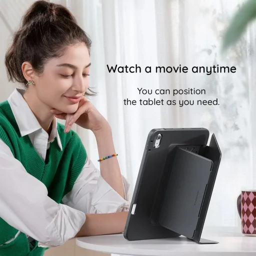 iPad 10 (2022) 10.9 / 11 (2025) / 12 (2026) Éjfélzöld ESR - Shift Magnetic fliptok - 3