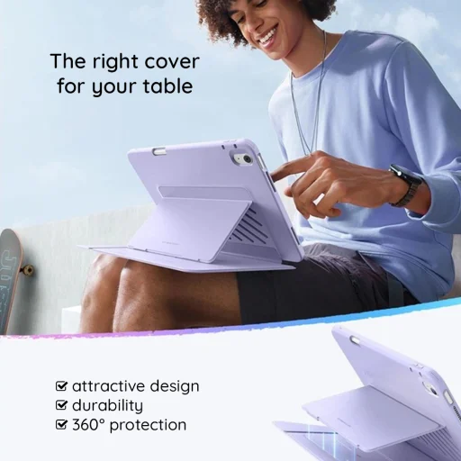 iPad 10 (2022) 10.9 / 11 (2025) / 12 (2026) Éjfélzöld ESR - Shift Magnetic fliptok - 6