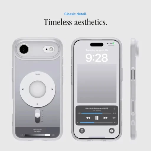 iPhone 17 Air strieborné puzdro Spigen Ultra Hybrid Classic MagSafe (ACS10322) - 3