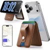 ESR - Geo HaloLock Wallet Stand tok (2K6091062) - MagSafe, Vegán bőr, Minden egyben zseb, 1–5 kártya tárolására - Karamell barna thumbnail