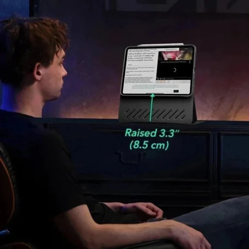 iPad 10 (2022) 10.9 / 11 (2025) / 12 (2026) Fekete ESR - Shift Magnetic fliptok - 6