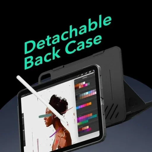 iPad 10 (2022) 10.9 / 11 (2025) / 12 (2026) Fekete ESR - Shift Magnetic fliptok - 7