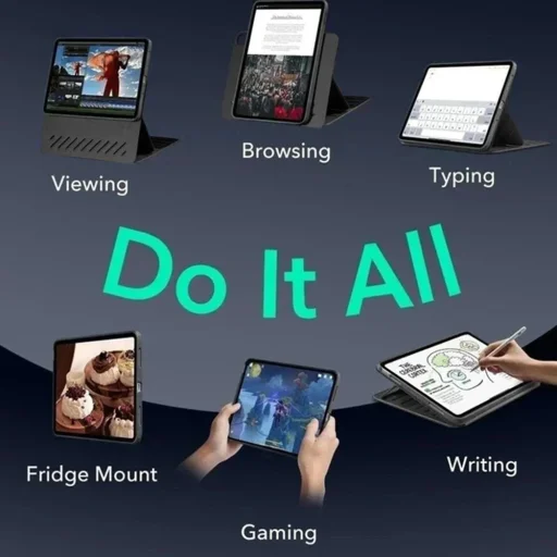 iPad 10 (2022) 10.9 / 11 (2025) / 12 (2026) Čierne ESR - Shift Magnetic flipové puzdro - 2