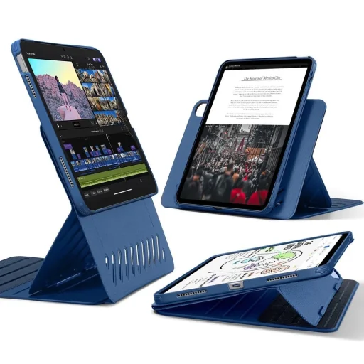 iPad 10 (2022) 10.9 / 11 (2025) / 12 (2026) Modré flipové puzdro ESR Shift Magnetic - 1