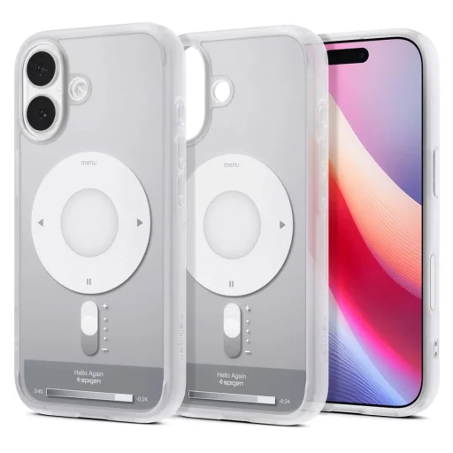 iPhone 17 strieborný Spigen - Ultra Hybrid Classic MagSafe (ACS10389) kryt - 2