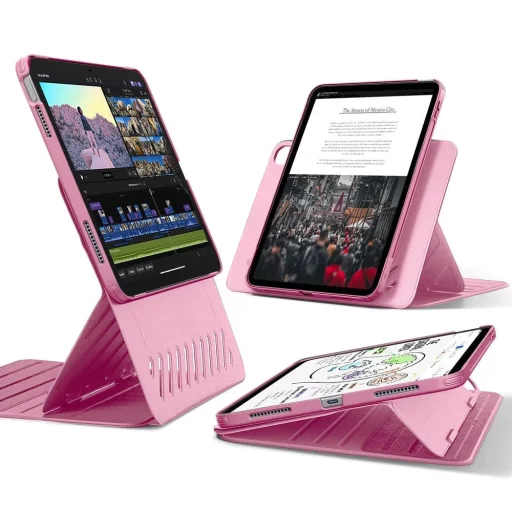iPad 10 (2022) 10.9 / 11 (2025) / 12 (2026) Pink ESR Shift Magnetic tok - 1