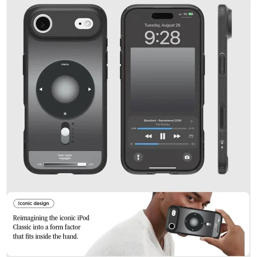 iPhone 17 Air fekete Spigen - Ultra Hybrid Classic MagSafe (ACS10323) tok - 5