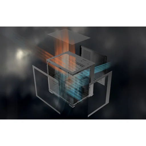 DarkFlash B275 fekete számítógép ház (ventilátorok nélkül) - 9