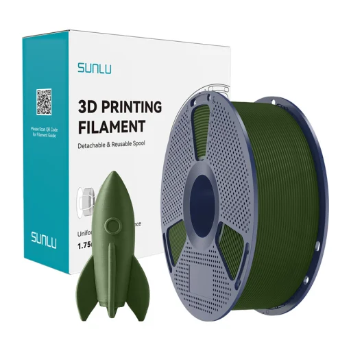 Sunlu PLA High-Speed olívazöld filament - 1