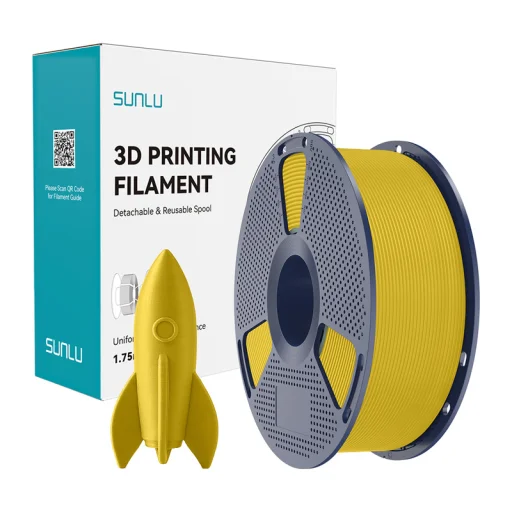 Sunlu PLA High-Speed sárga filament - 1