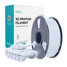 Sunlu PLA+ vysokorýchlostný biely filament
