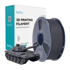 Sunlu Filament PLA+ vysokorýchlostný sivý