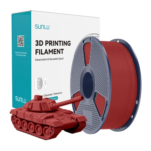 Sunlu Filament PLA+ High-Speed Red - 1