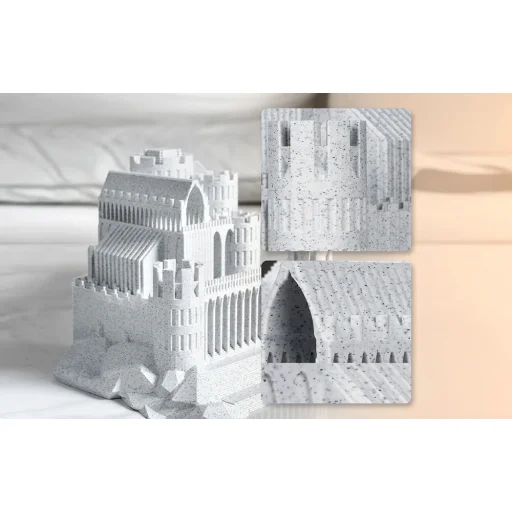 Sunlu Filament PLA High-Speed Marble (tehlovo červená) - 8
