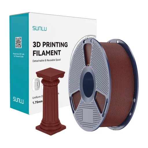 Sunlu Filament PLA High-Speed Marble (brick red) - 1
