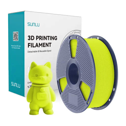 Sunlu Filament PLA matný (svetlozelená) - 1