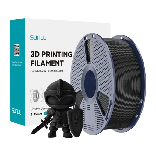 Sunlu PLA+ filament (čierny) - 1