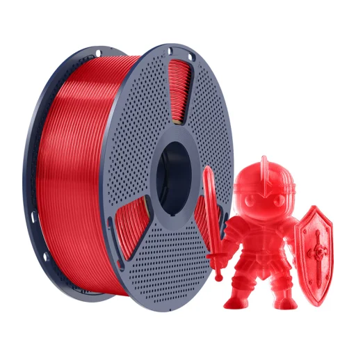 Sunlu Filament PLA+ Transparent Red - 2