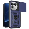 Techsuit - séria CamShield [Okrúhly výrez na fotoaparát] - Realme GT 8 Pro - Modré puzdro thumbnail