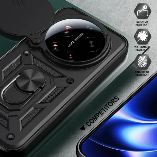 Techsuit - CamShield Series - Xiaomi 17 Ultra - Čierne puzdro - 4