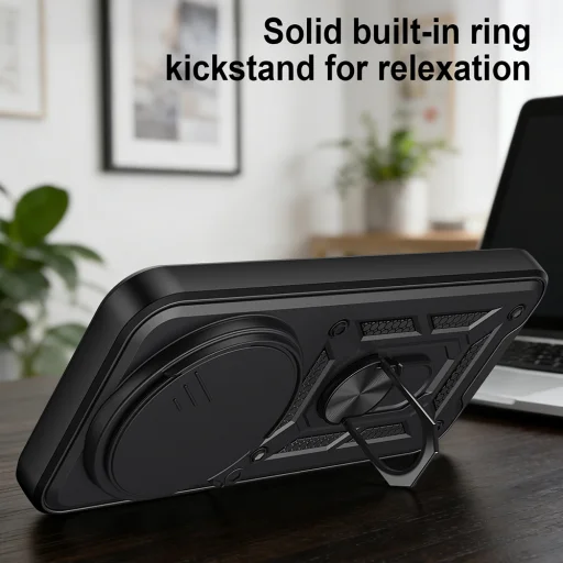 Techsuit - CamShield Series - Xiaomi 17 Ultra - Fekete tok - 2