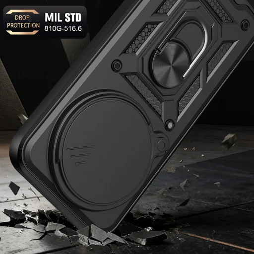 Techsuit - CamShield Series - Xiaomi 17 Ultra - Fekete tok - 3