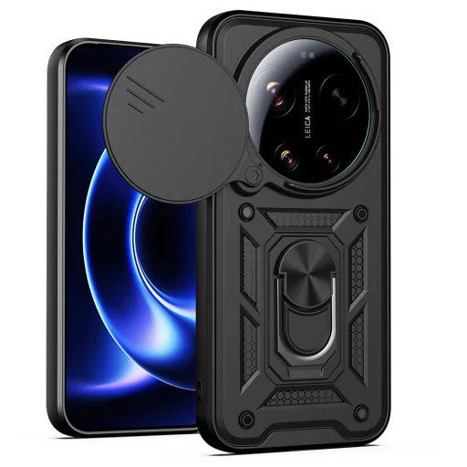 Techsuit - CamShield Series - Xiaomi 17 Ultra - Čierne puzdro - 1