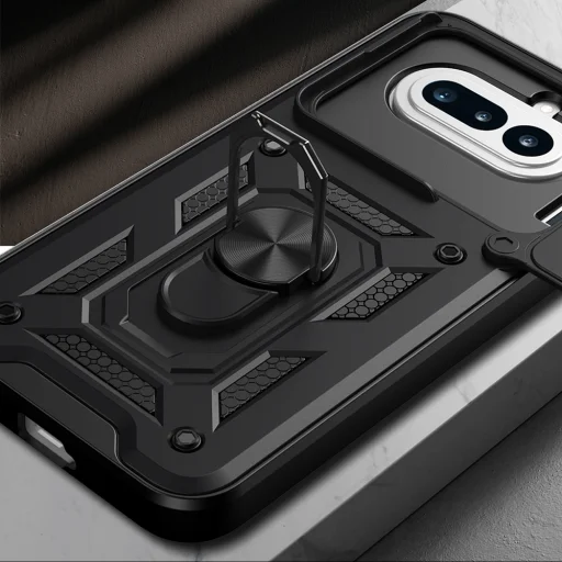 Techsuit - séria CamShield - Nothing Phone 4a - čierne puzdro - 5