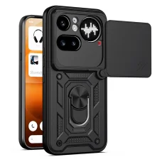 Techsuit - CamShield Series - Nothing Phone 4a Pro - Čierne puzdro