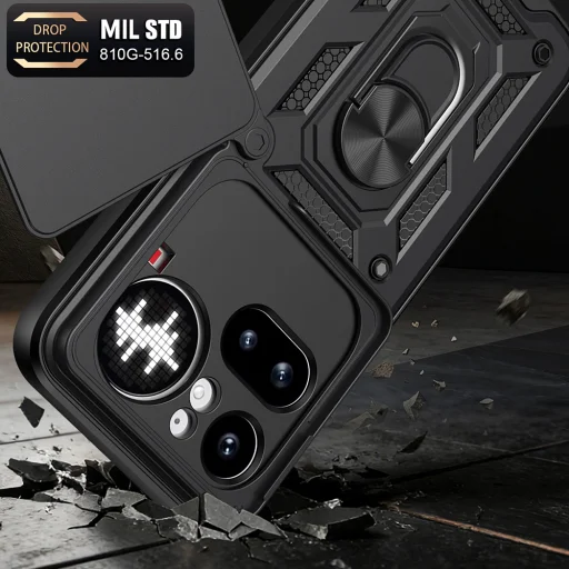 Techsuit - CamShield Series - Nothing Phone 4a Pro - Čierne puzdro - 4