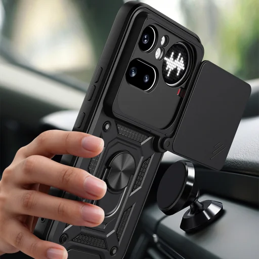 Techsuit - CamShield Series - Nothing Phone 4a Pro - Čierne puzdro - 6