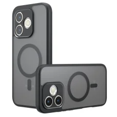 Techsuit - PureFrost MagSafe - Honor 600 Lite - matné čierne puzdro