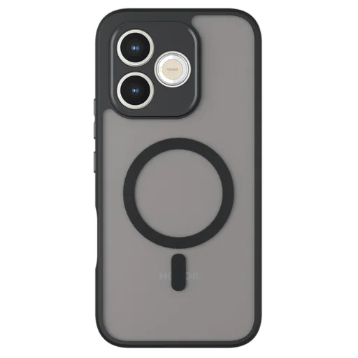 Techsuit - PureFrost MagSafe - Honor 600 Lite - matné čierne puzdro - 2
