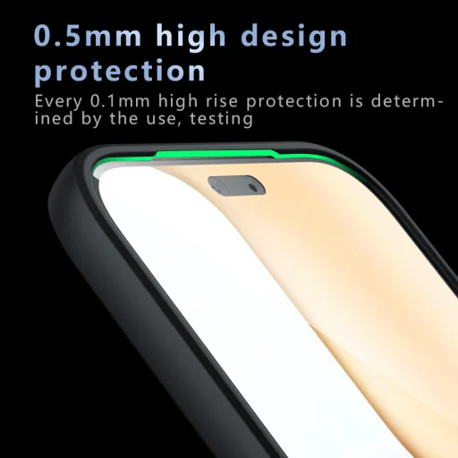 Techsuit - PureFrost MagSafe - Honor 600 Lite - matné čierne puzdro - 6