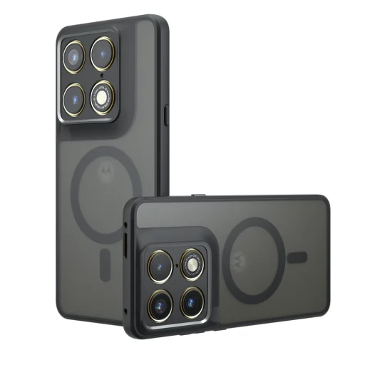 Techsuit - PureFrost MagSafe - Motorola Signature - Frosted Black puzdro - 1