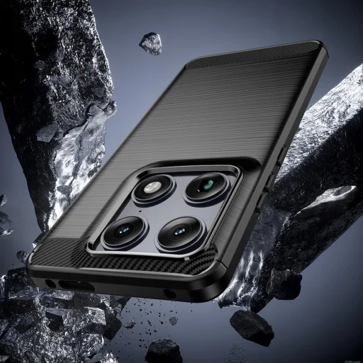 Techsuit - Carbon Silicone - Motorola Signature - čierne puzdro - 5