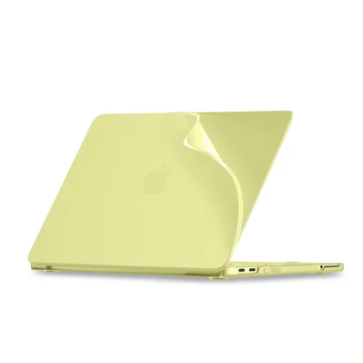 MacBook Neo 13 2026 Tech-Protect Softshell matt citromsárga tok - 2