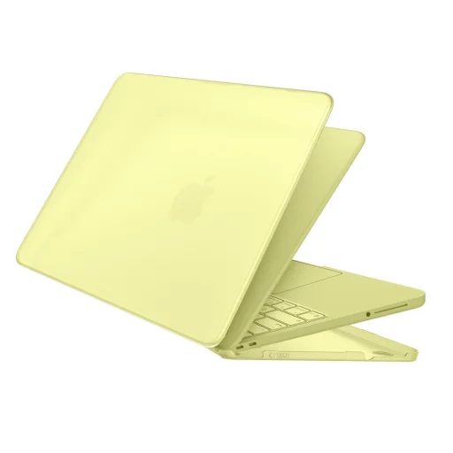 MacBook Neo 13 2026 Tech-Protect Softshell matt citromsárga tok - 4