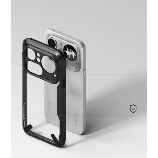 Nothing Phone 4a Pro Ringke Fusion X fekete tok - 4