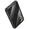 Hoco Q37 10000 mAh QC PD 22,5W powerbanka so zabudovanými káblami USB-C + Lightning, čierna thumbnail