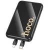 Hoco Q37 10000 mAh QC PD 22,5W powerbanka so zabudovanými káblami USB-C + Lightning, čierna thumbnail