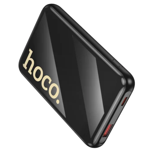 Hoco Q37 10000 mAh QC PD 22,5W beépített USB-C + Lightning kábelekkel powerbank fekete - 5