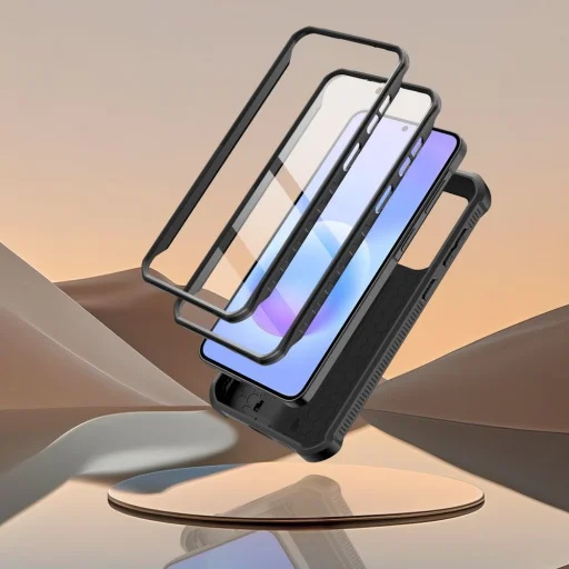 Samsung Galaxy A57 5G Tech-Protect Kevlar Cam+ 2-dielne čierne puzdro - 4