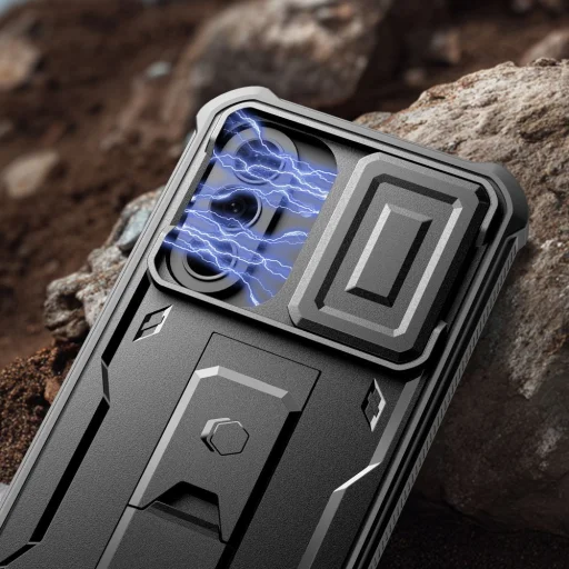 Samsung Galaxy A57 5G Tech-Protect Kevlar Cam+ 2 darabos fekete tok - 2