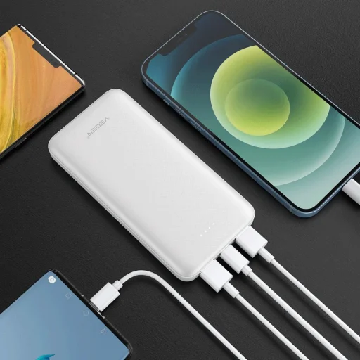 Veger S20 (W2081) PD QC3.0 2A 22,5W 20000 mAh fehér Powerbank - 6