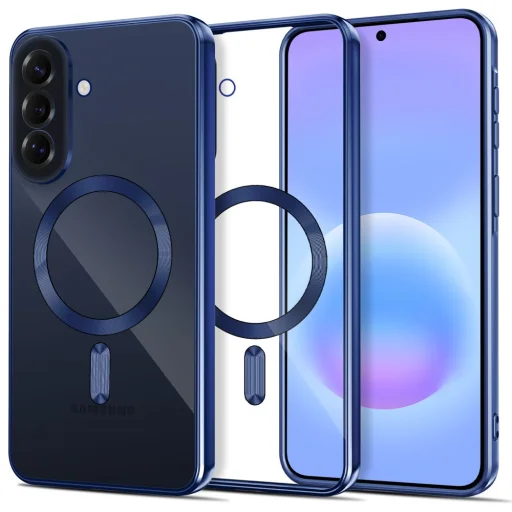 Samsung Galaxy A57 5G Tech-Protect MagFlex MagSafe sötétkék tok - 1